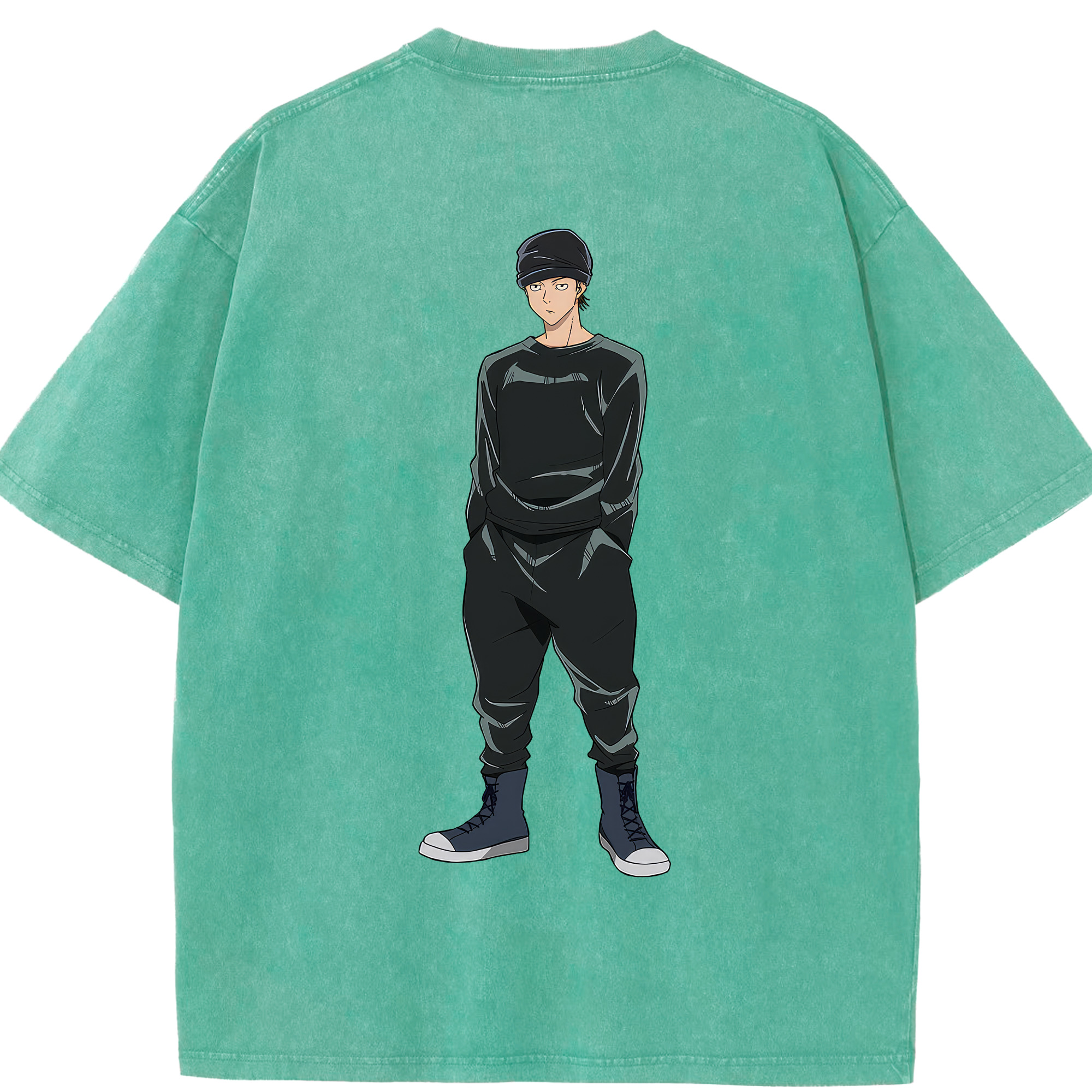 （画像用） 呪術廻戦 Jujutsu Kaisen 綿100% ヴィンテージ風 半袖Tシャツ（背面プリント）